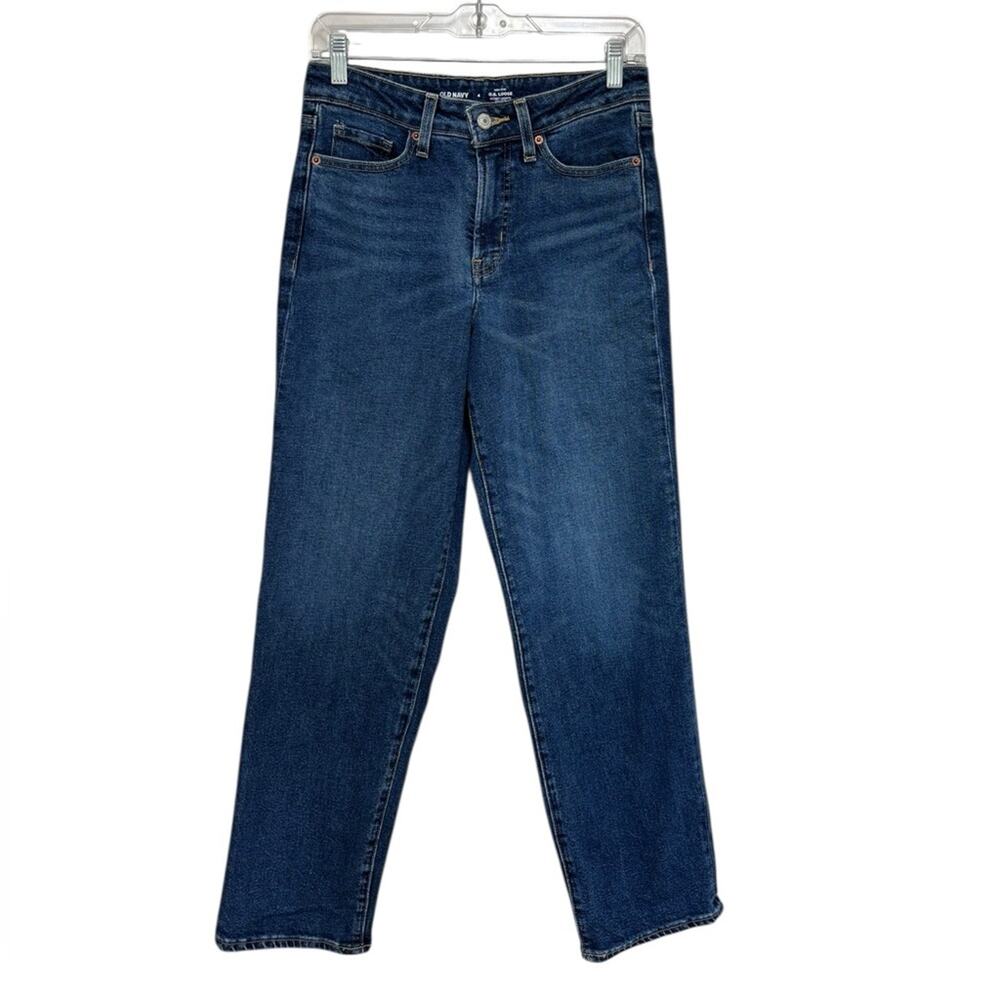 Old Navy O. G. Loose High Rise Jeans in Medium Wash - Size 4